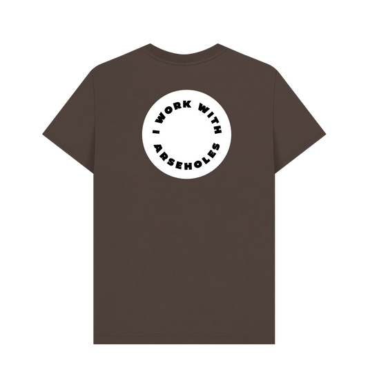 Chocolate Printed T-shirt Back