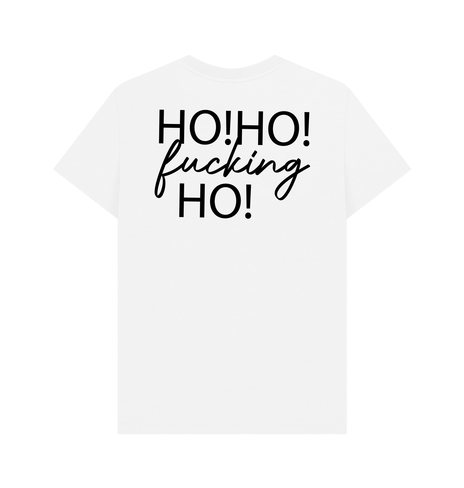 White Printed T-shirt Back