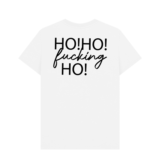 White Printed T-shirt Back