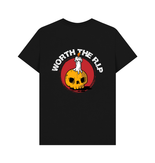 Black BACK DESIGN - WORTH THE R.I.P