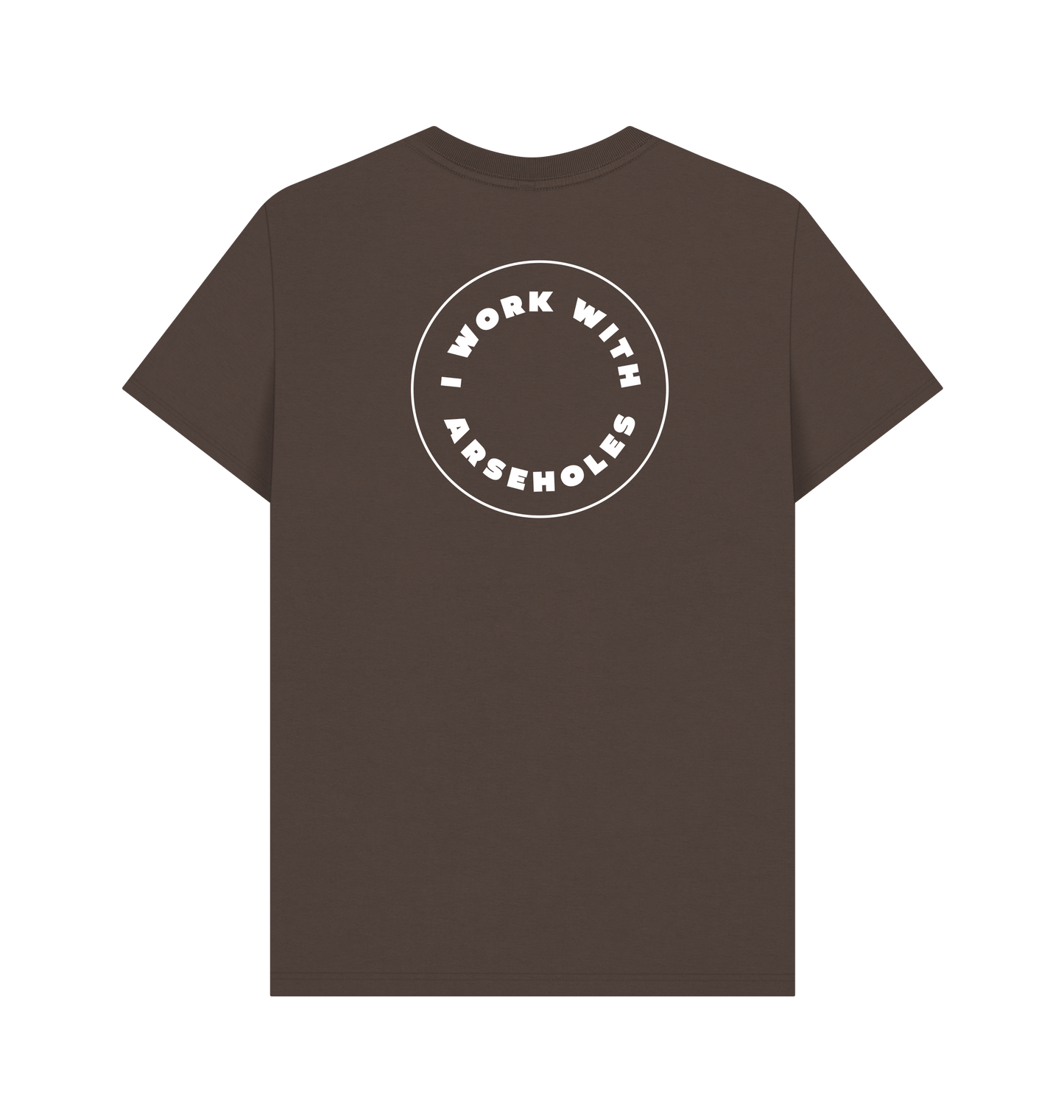 Chocolate Printed T-shirt Back