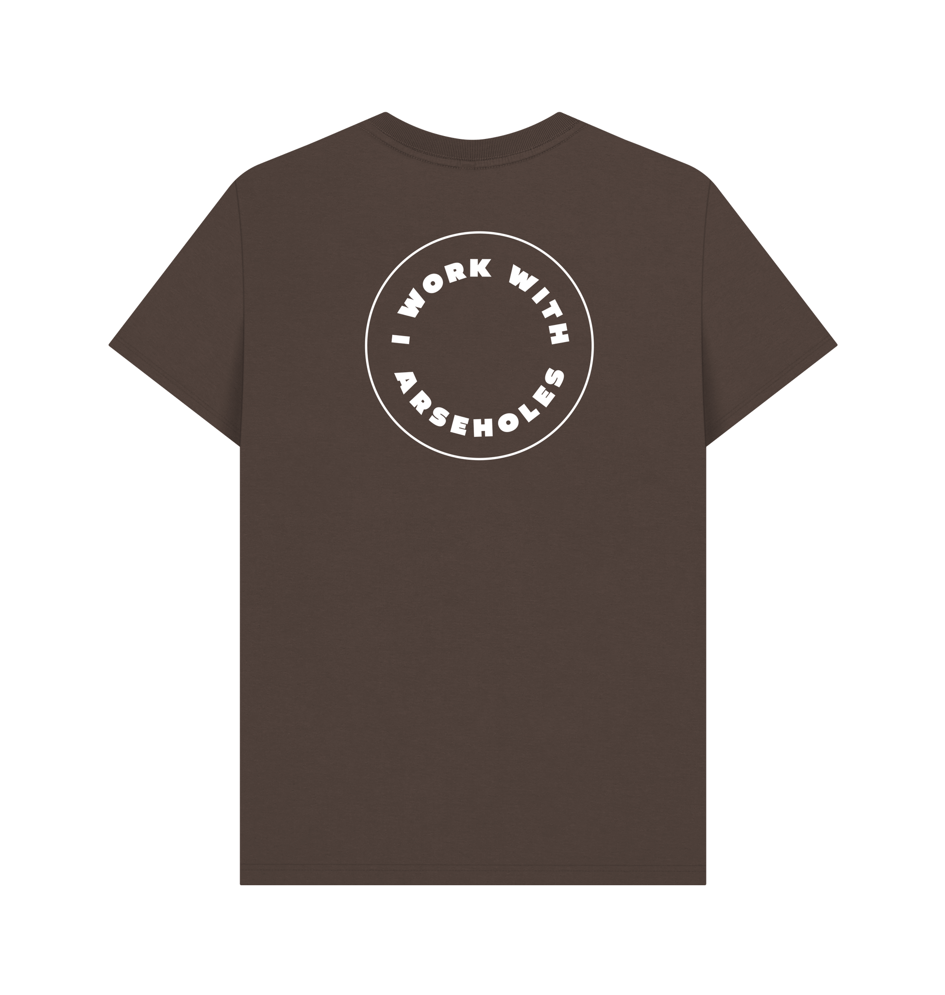 Chocolate Printed T-shirt Back