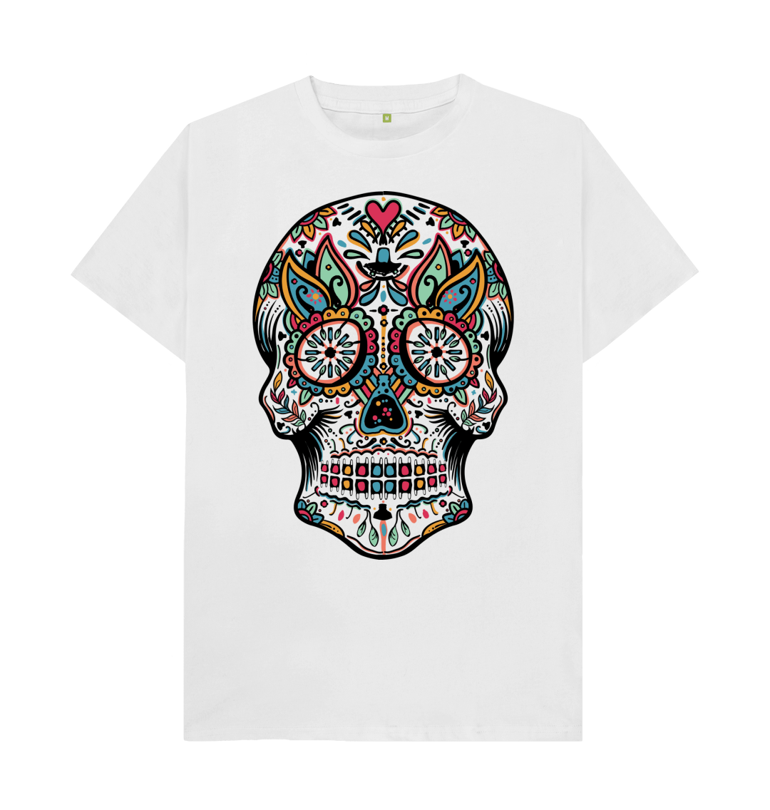 White Printed T-shirt Front