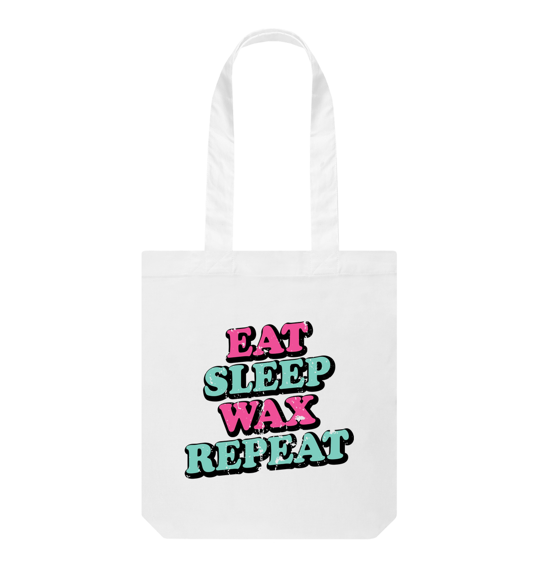 White Printed Bag Front