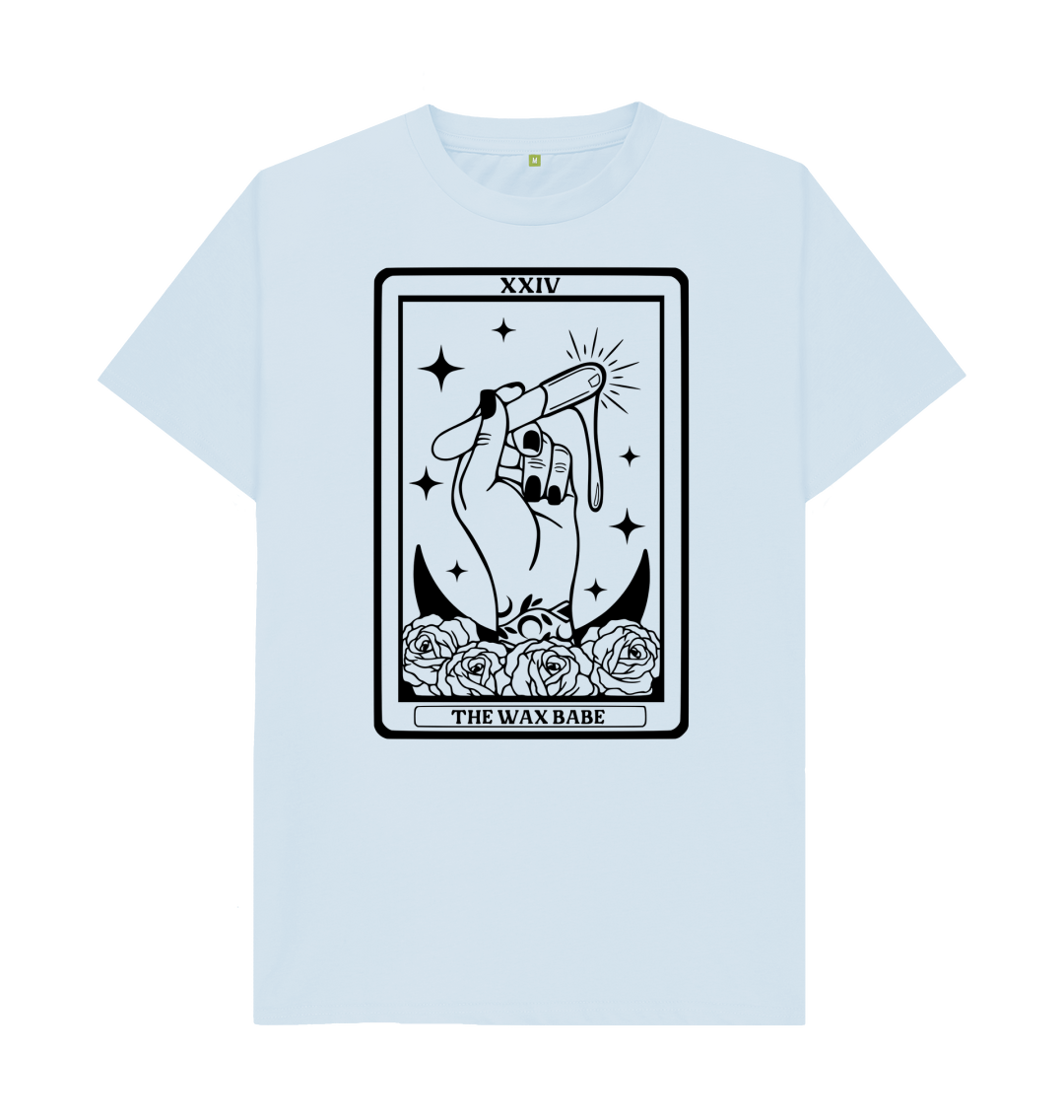 Sky Blue Printed T-shirt Front