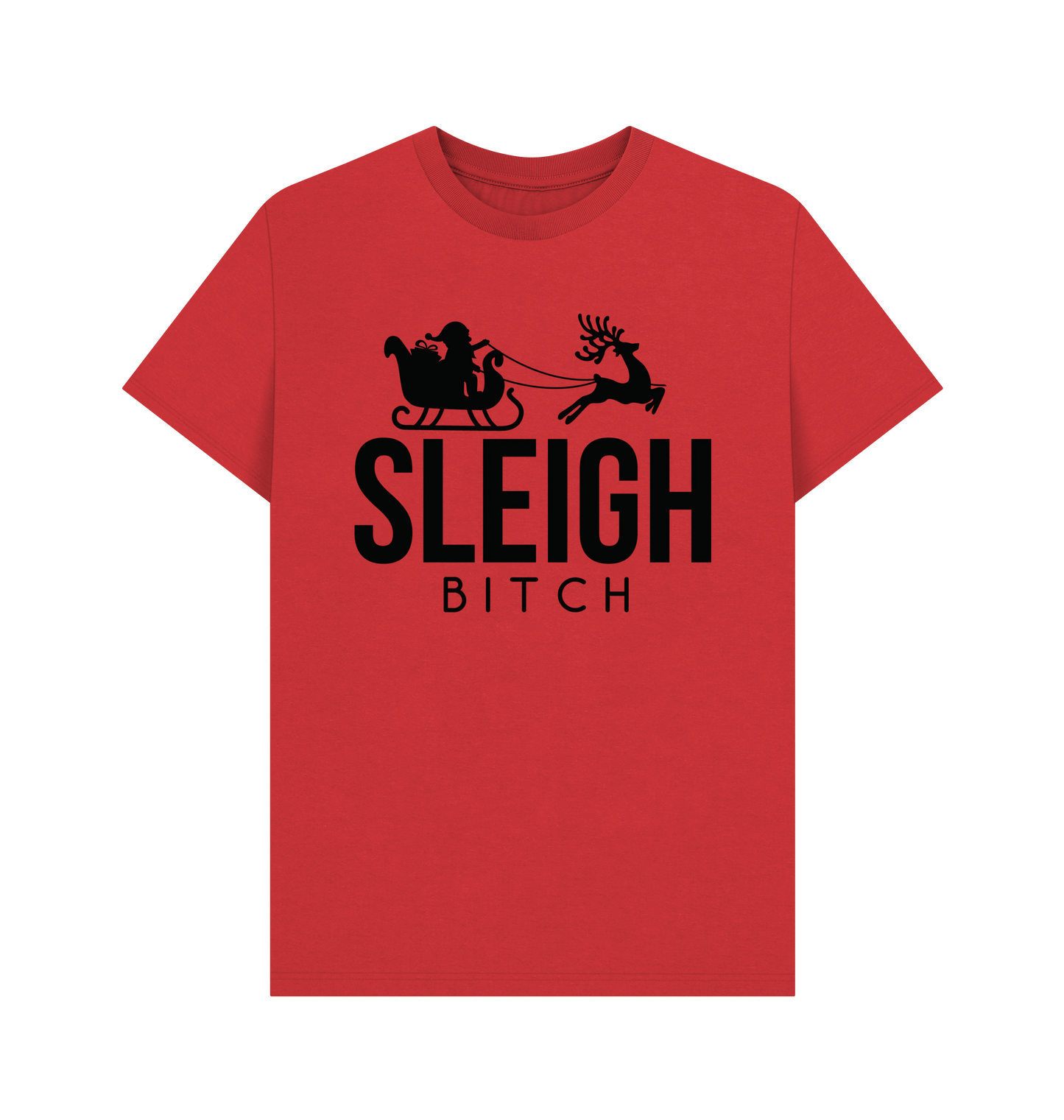 Red Printed T-shirt Front