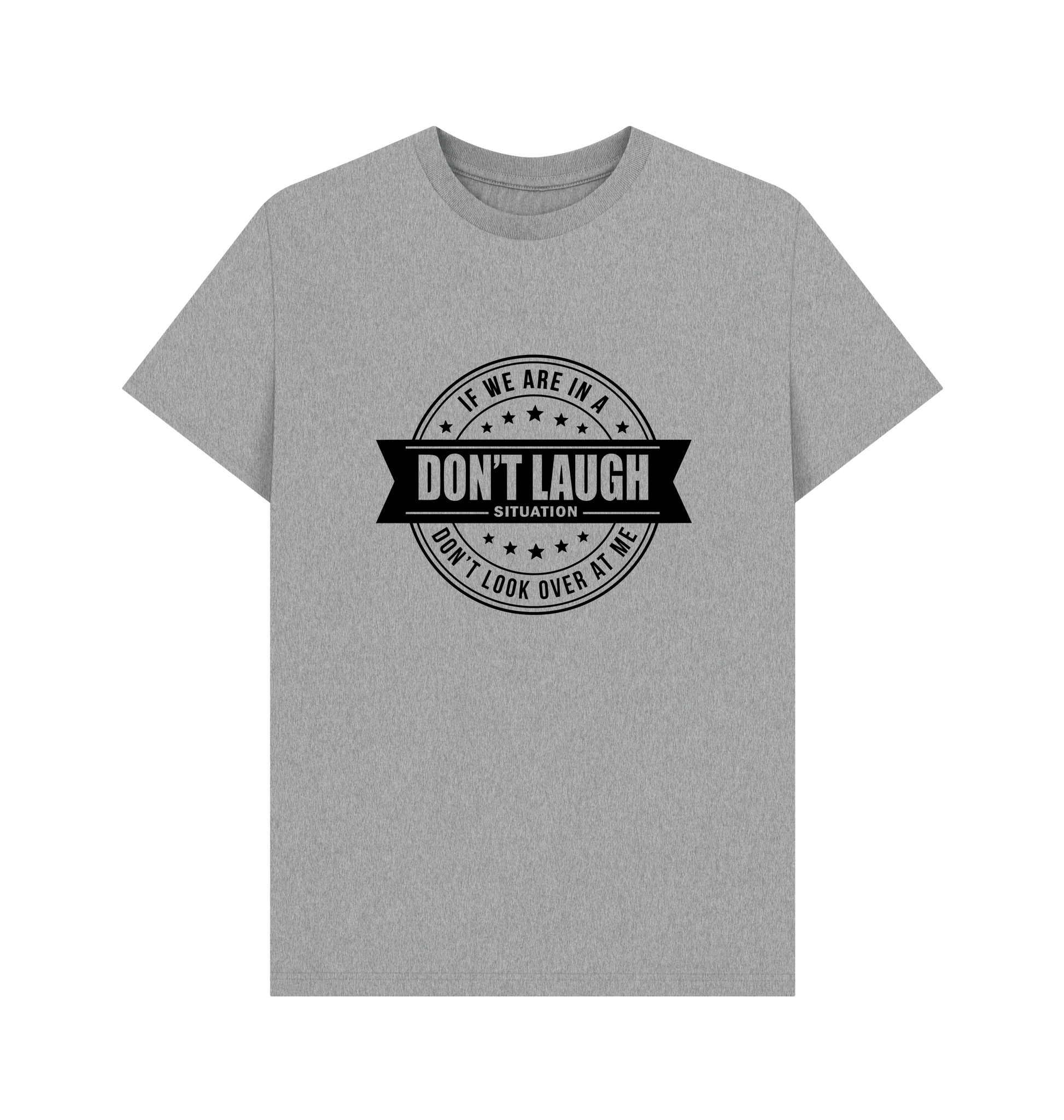 Athletic Grey Printed T-shirt Front