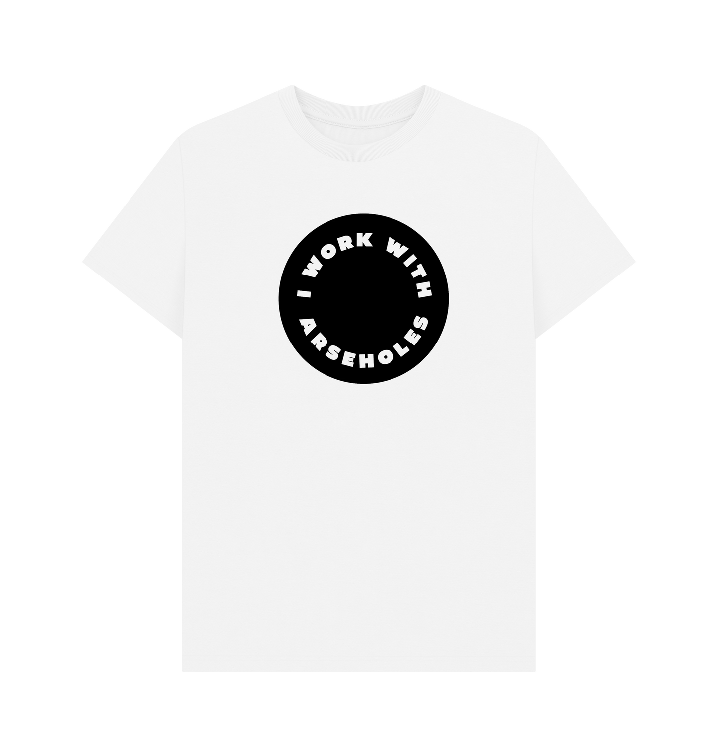 White Printed T-shirt Front