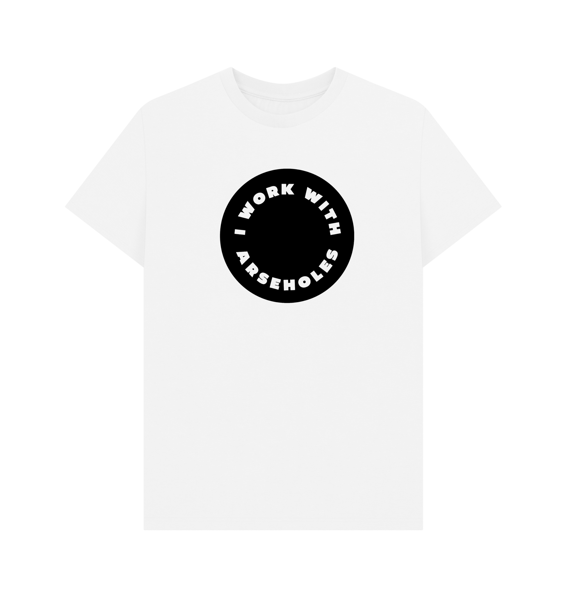 White Printed T-shirt Front