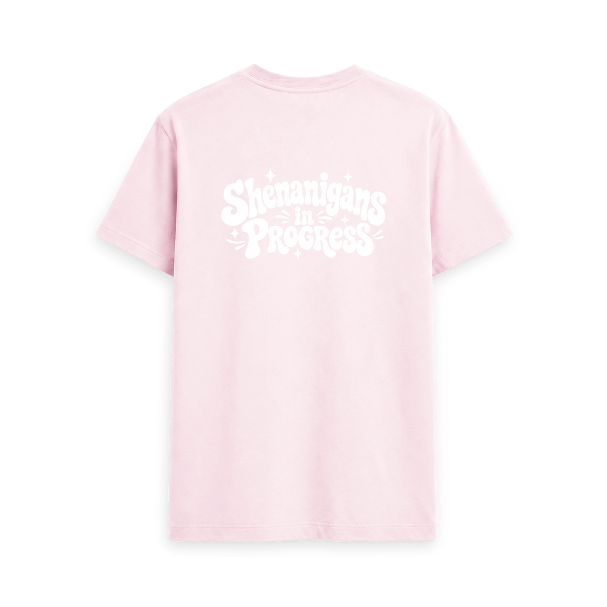 Pink Printed T-shirt Back
