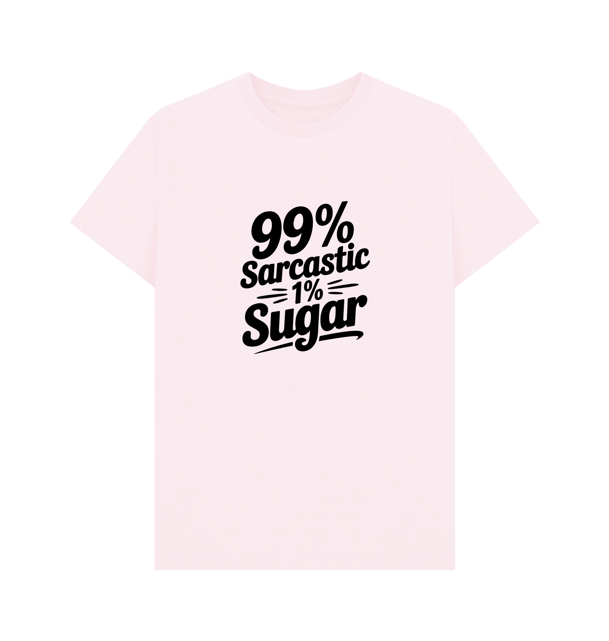 Pink Printed T-shirt Front