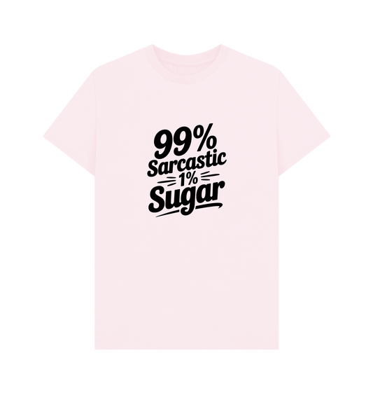 Pink Printed T-shirt Front