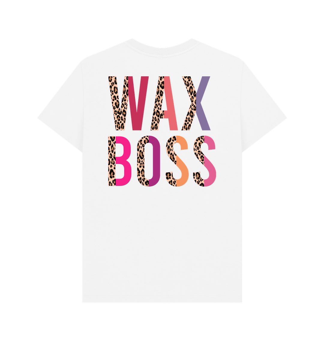 White Printed T-shirt Back