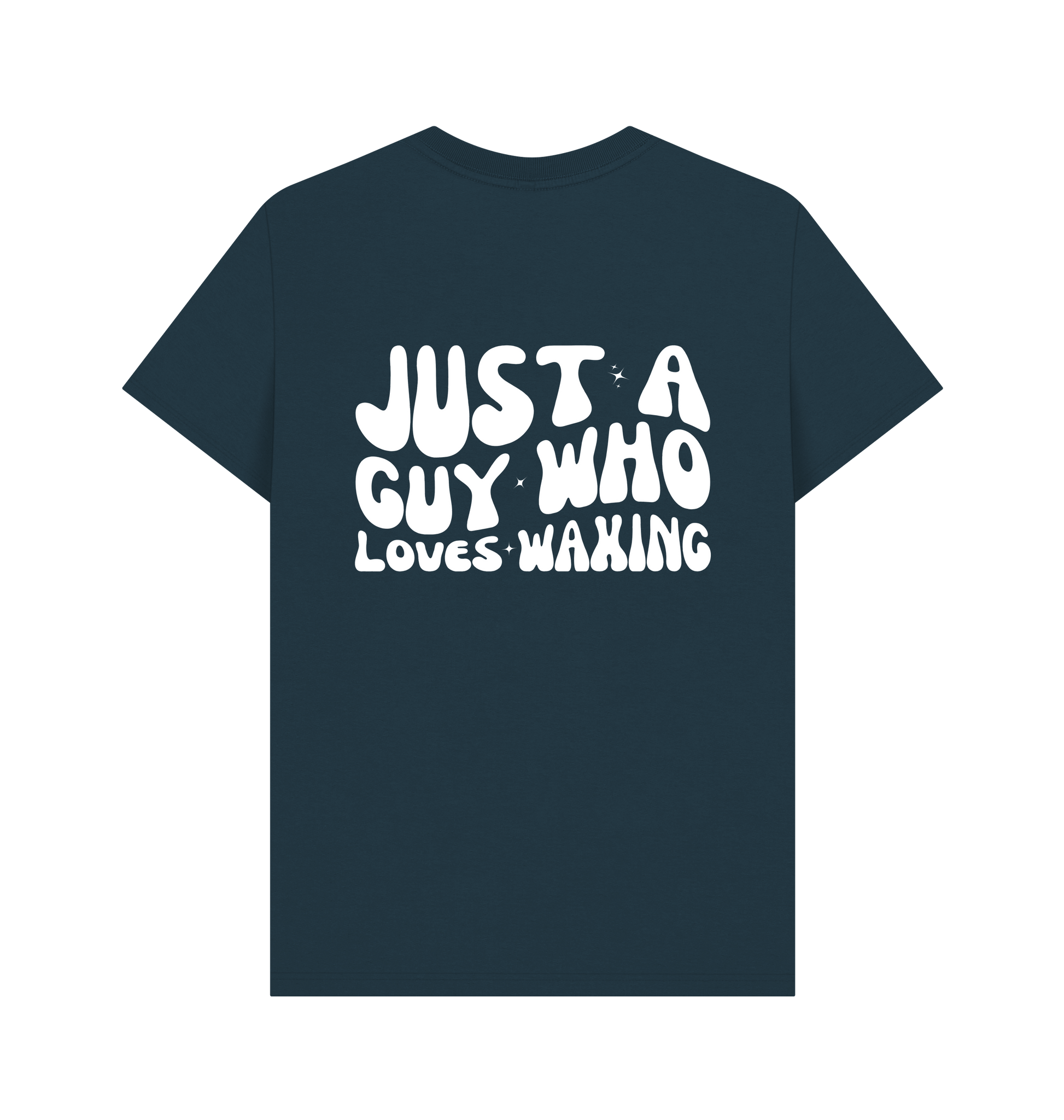 Denim Blue Printed T-shirt Back