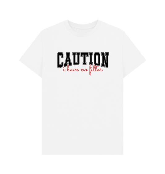 White Printed T-shirt Front