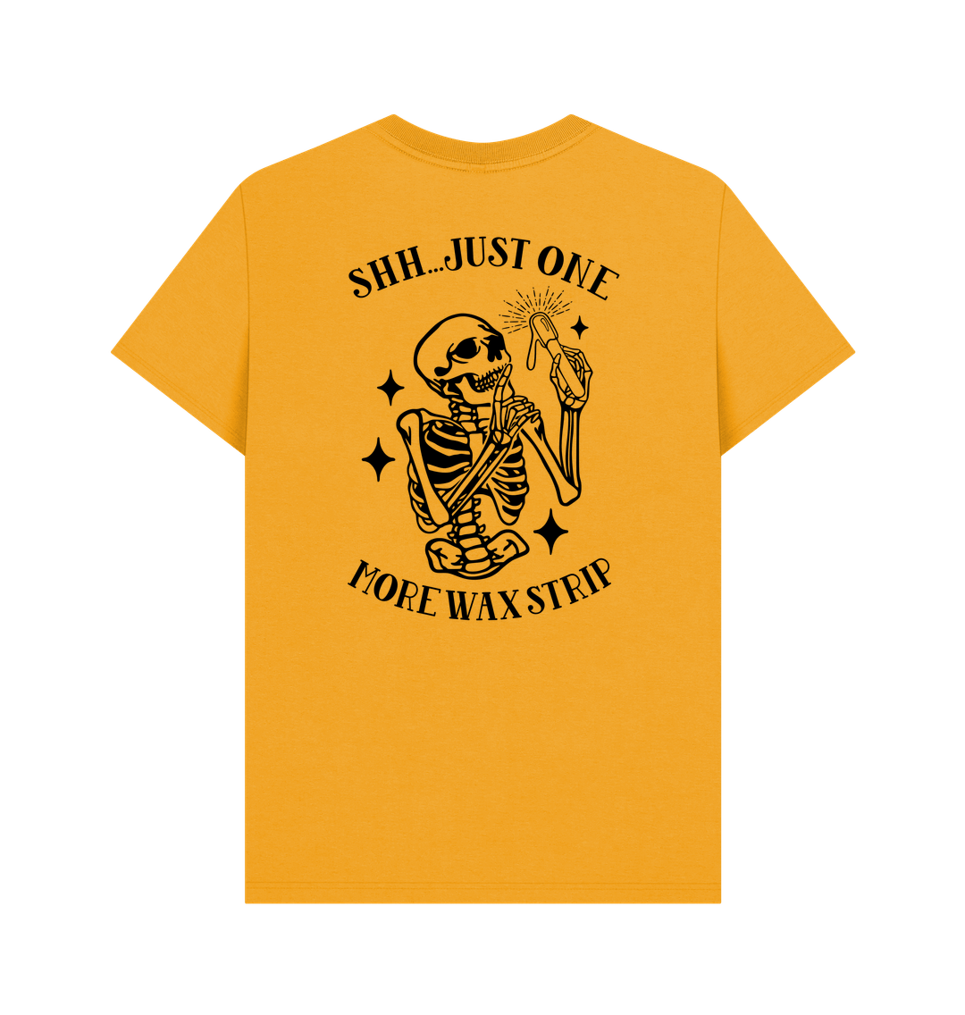 Mustard BACK DESIGN - JUST ONE MORE STRIP black