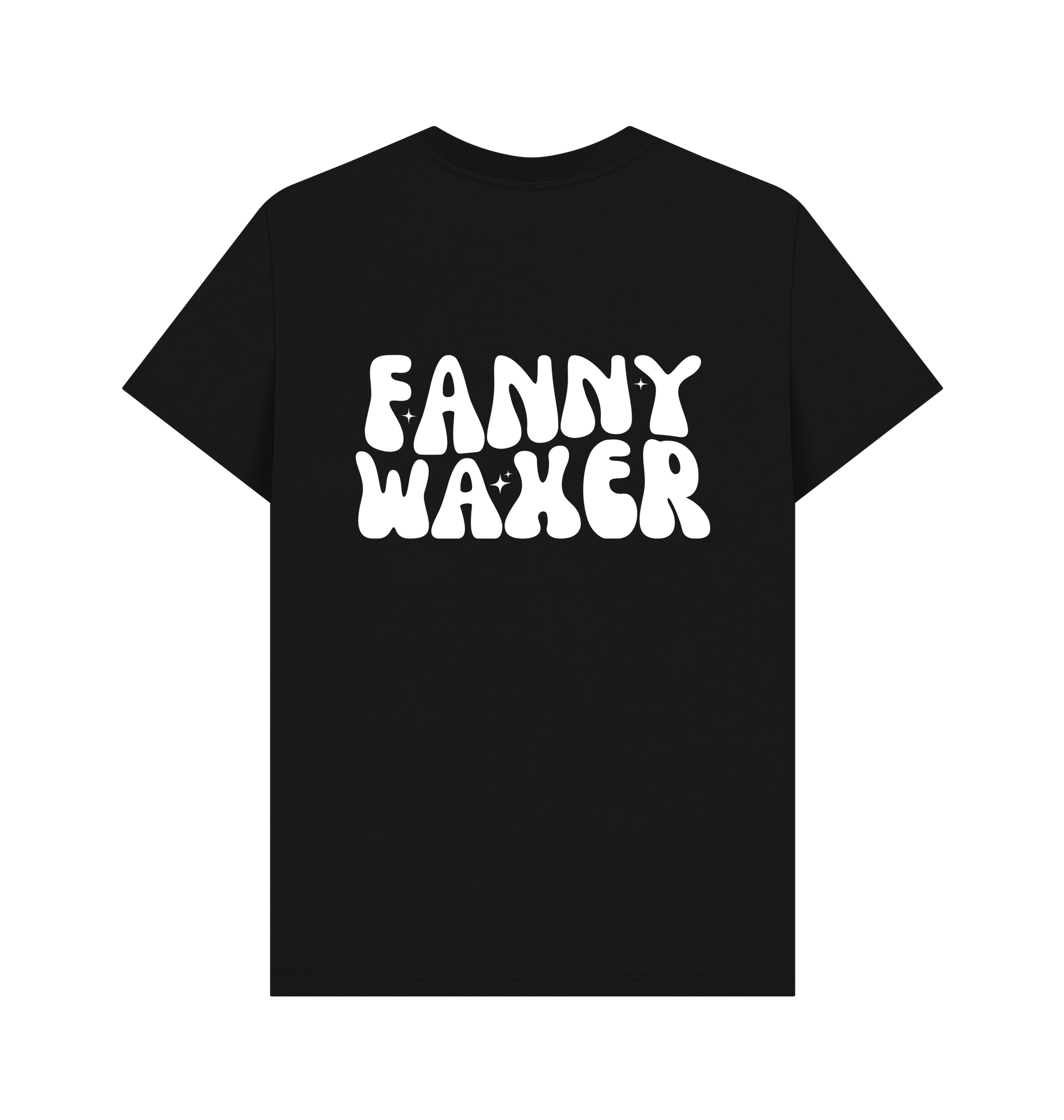 Black Printed T-shirt Back
