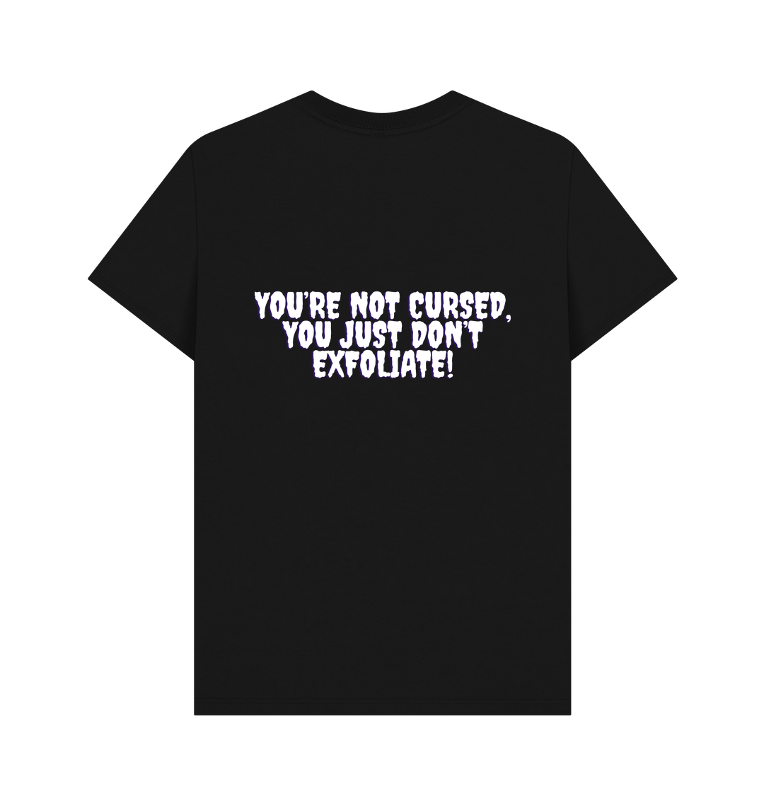 Black Printed T-shirt Back