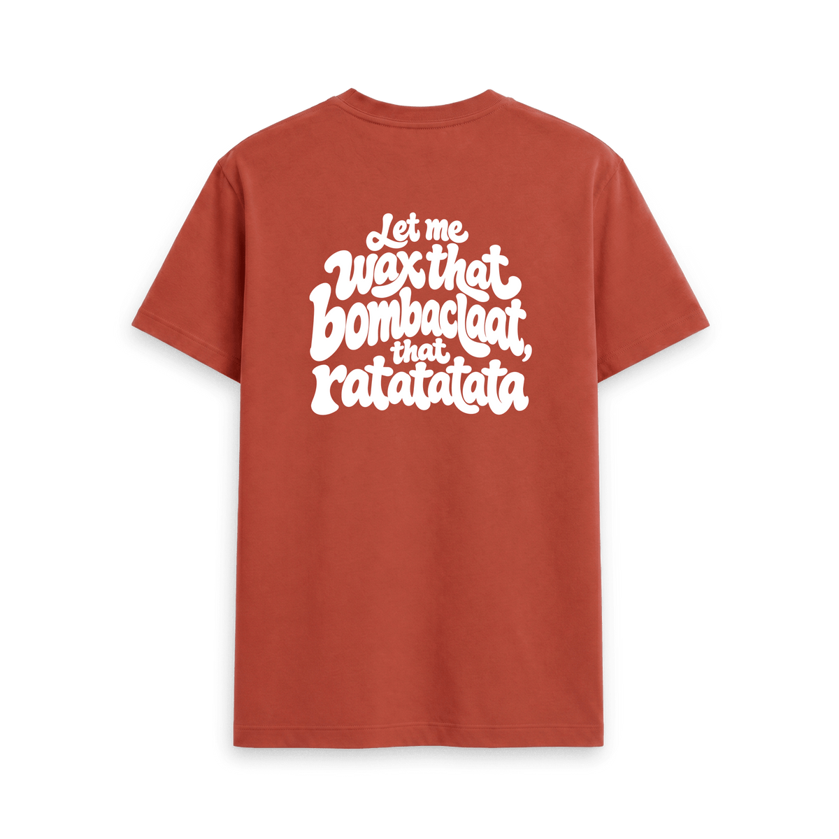 Rust Printed T-shirt Back