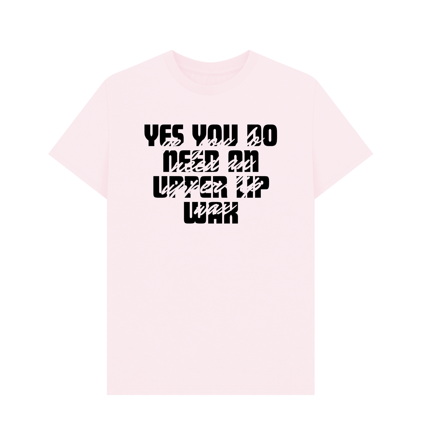 Pink Printed T-shirt Front