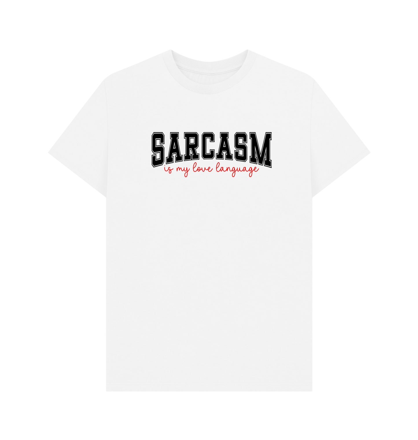 White Printed T-shirt Front