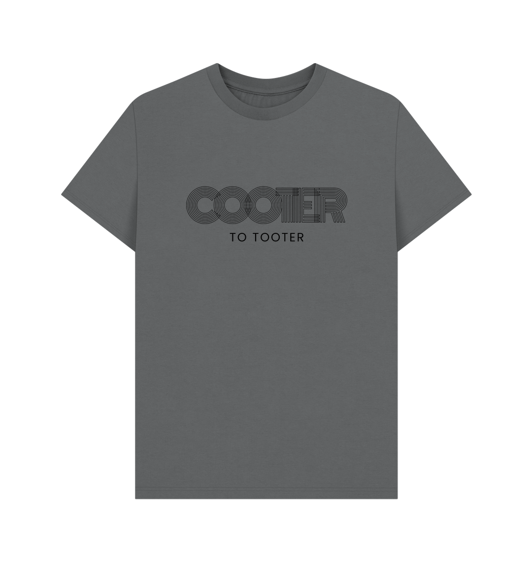 Slate Grey Printed T-shirt Front