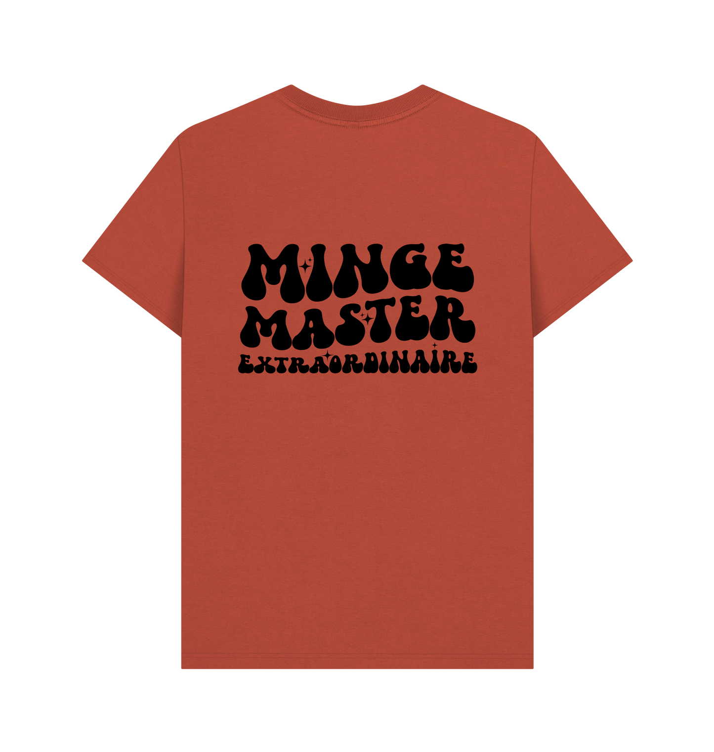 Rust Printed T-shirt Back