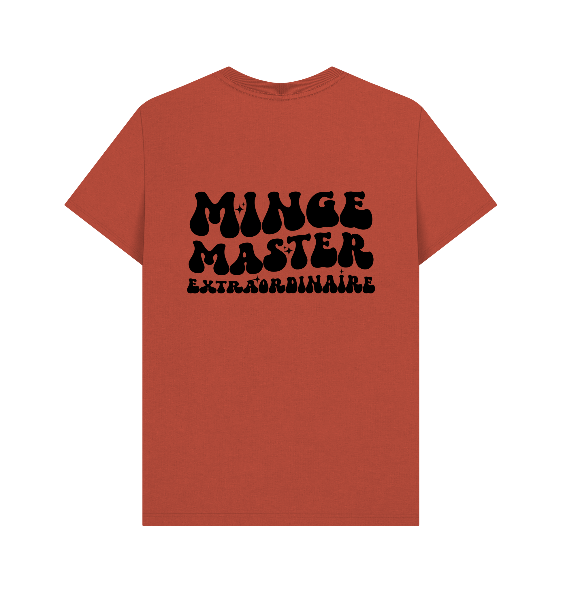 Rust Printed T-shirt Back