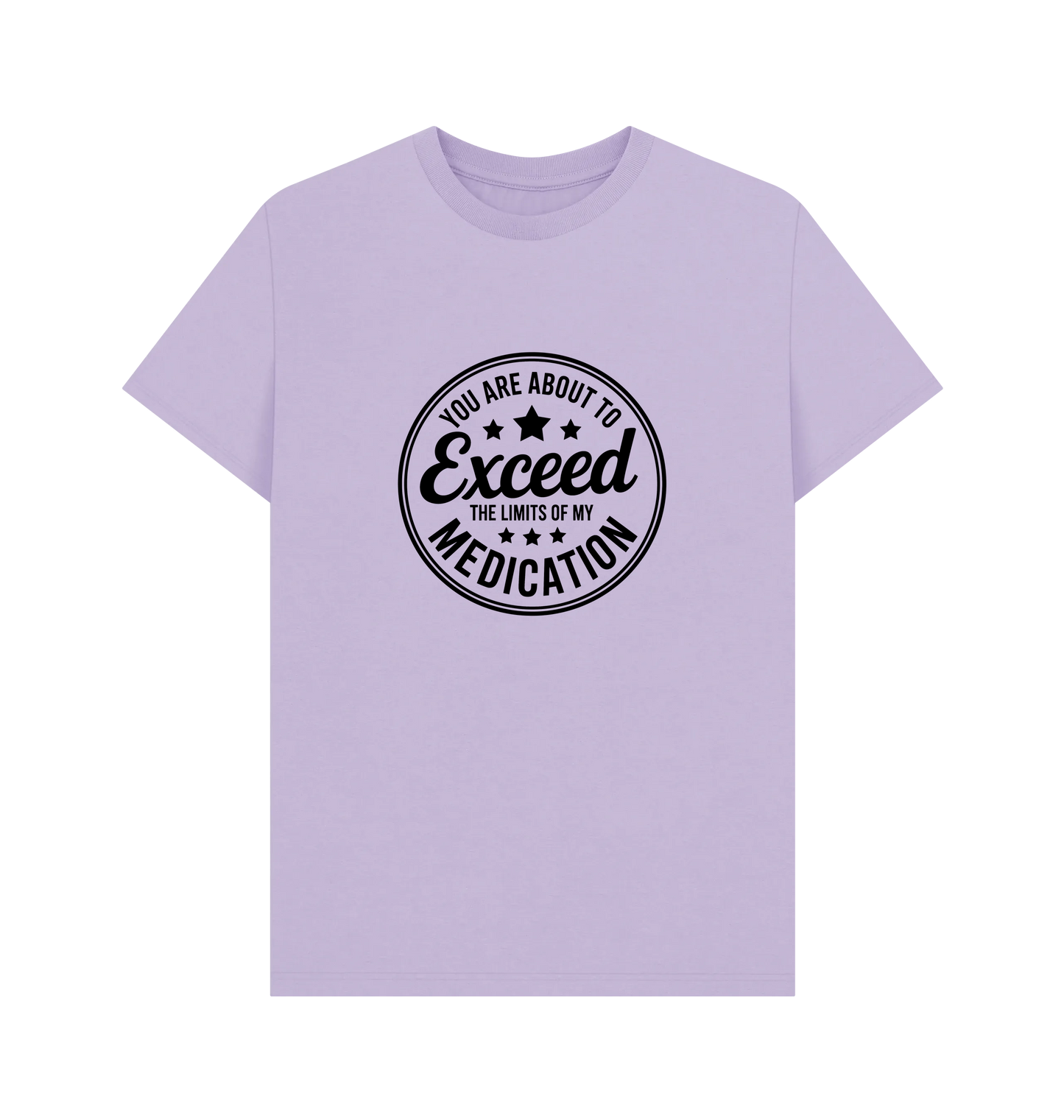 Lilac Printed T-shirt Front