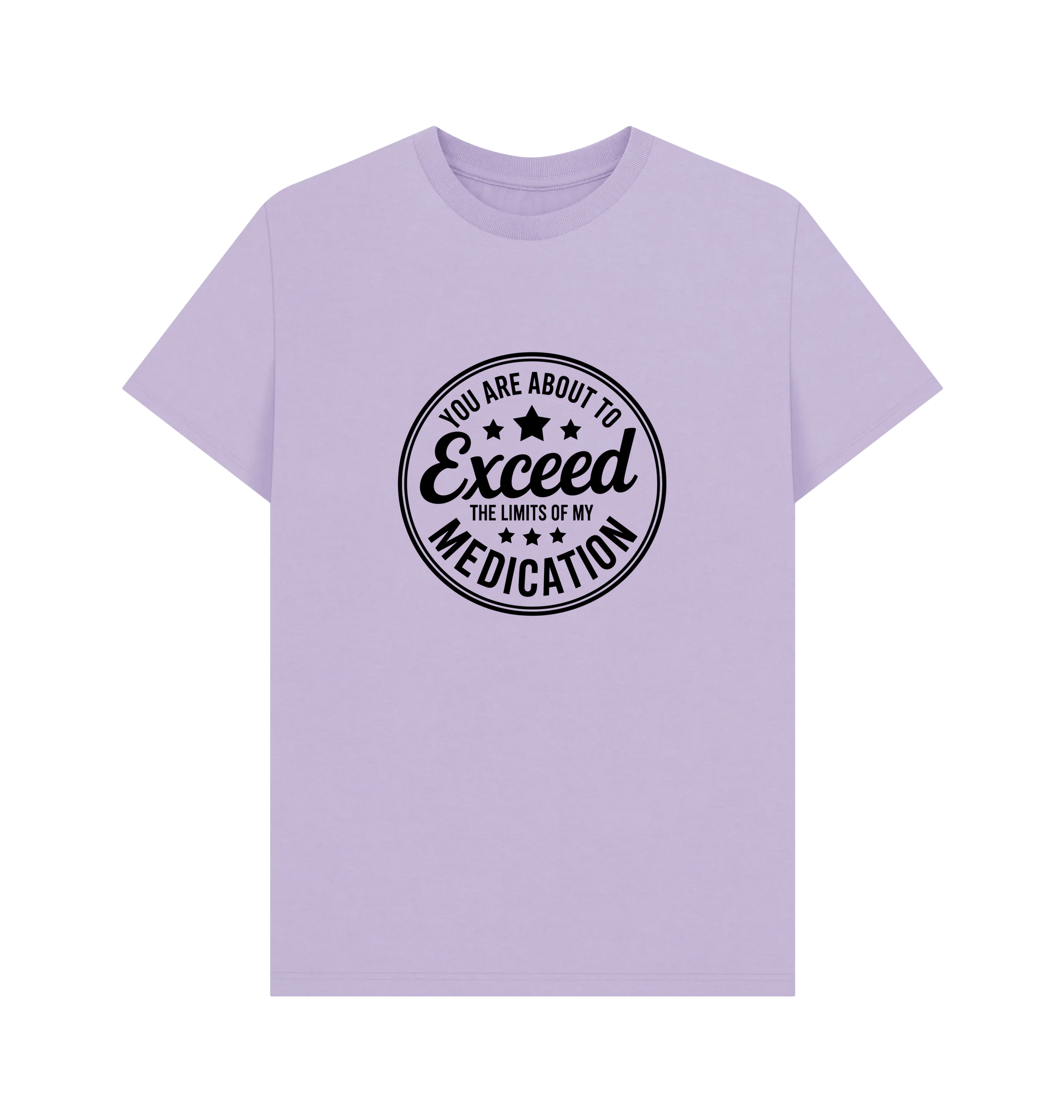 Lilac Printed T-shirt Front