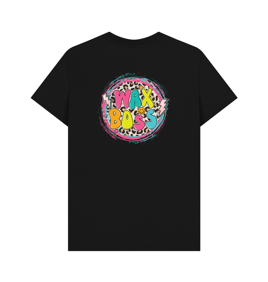 Black Printed T-shirt Back