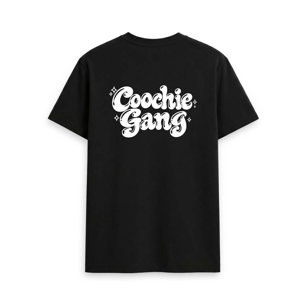 Black Printed T-shirt Back