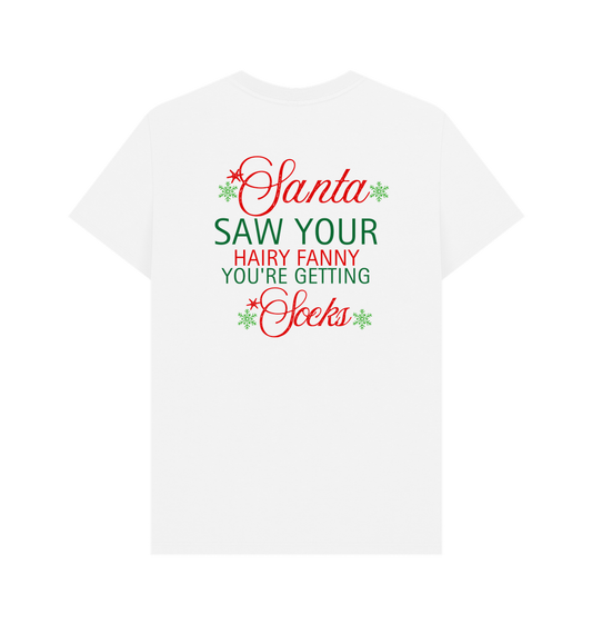 White Printed T-shirt Back