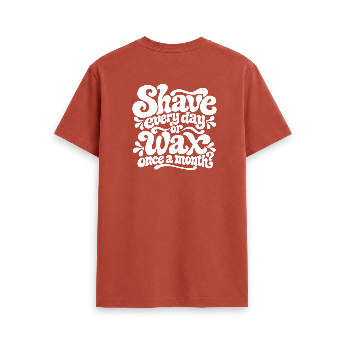Rust Printed T-shirt Back