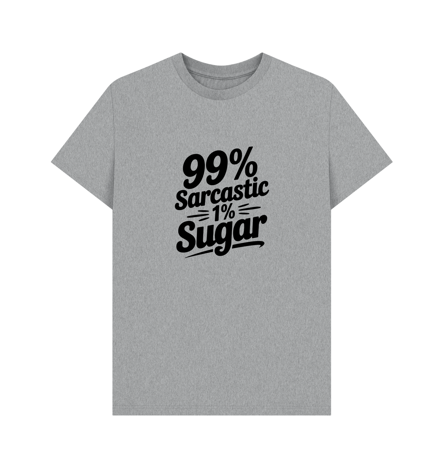Athletic Grey Printed T-shirt Front