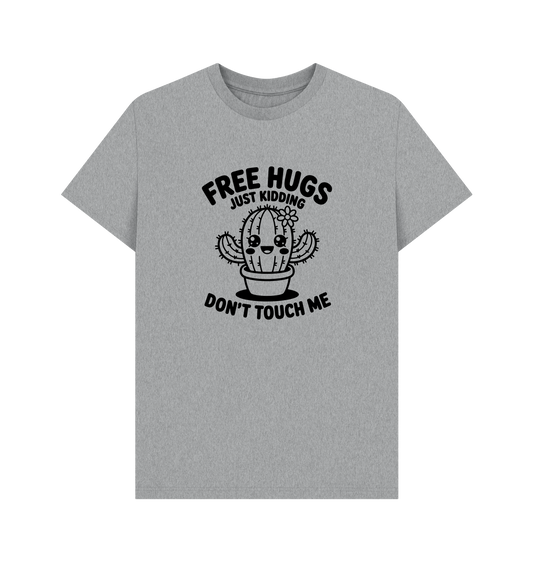 Athletic Grey Printed T-shirt Front