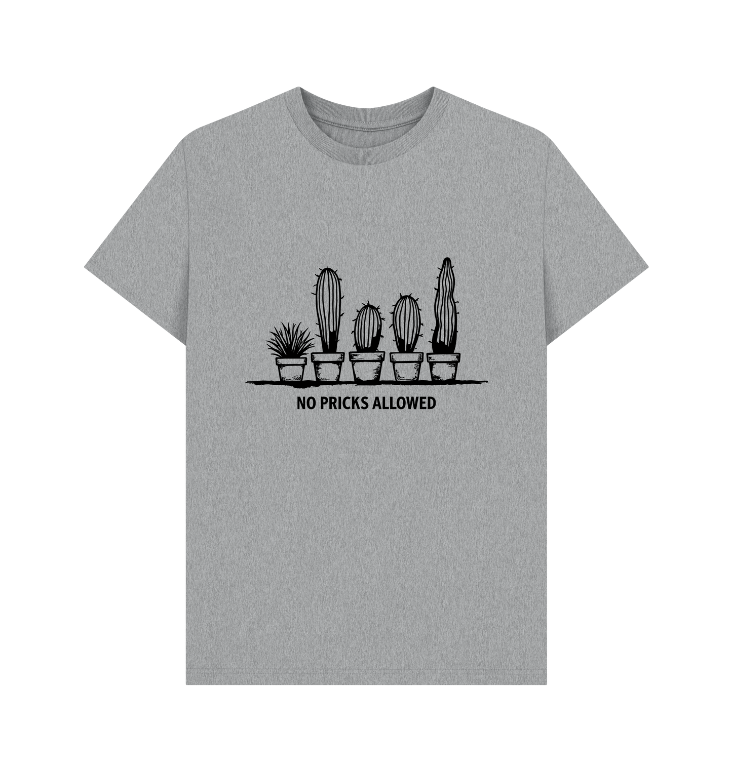 Athletic Grey Printed T-shirt Front