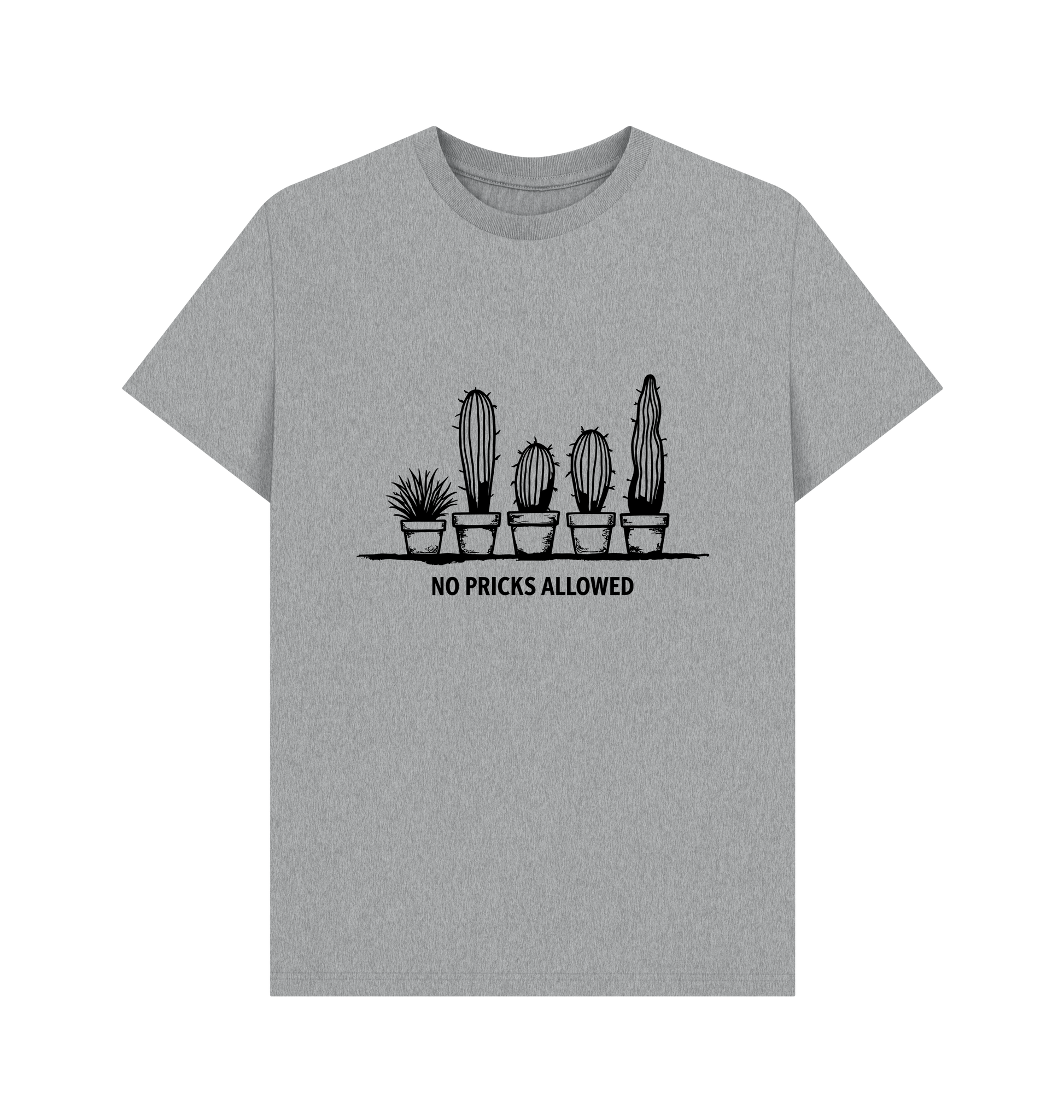 Athletic Grey Printed T-shirt Front