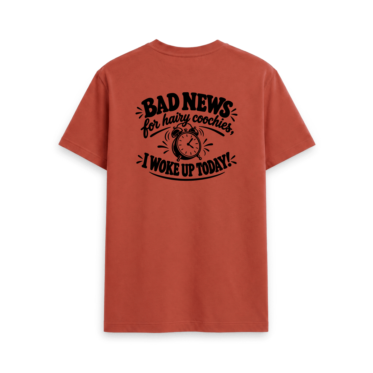 Rust Printed T-shirt Back
