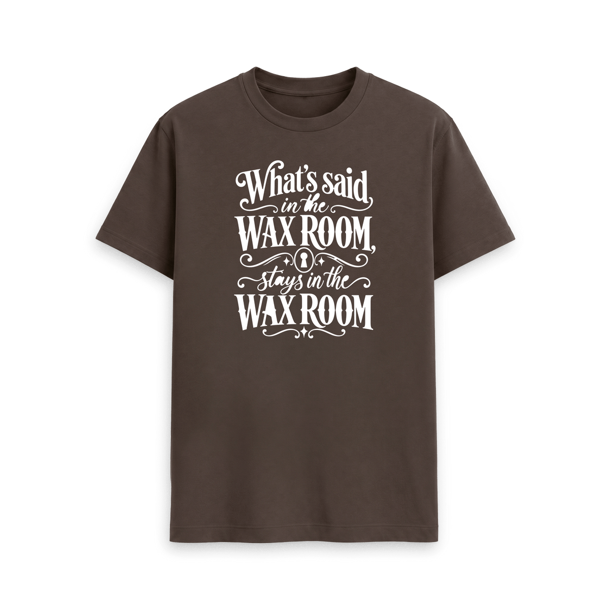 Chocolate Printed T-shirt Front