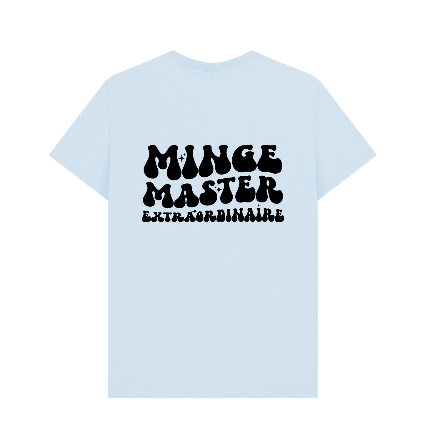 Sky Blue Printed T-shirt Back