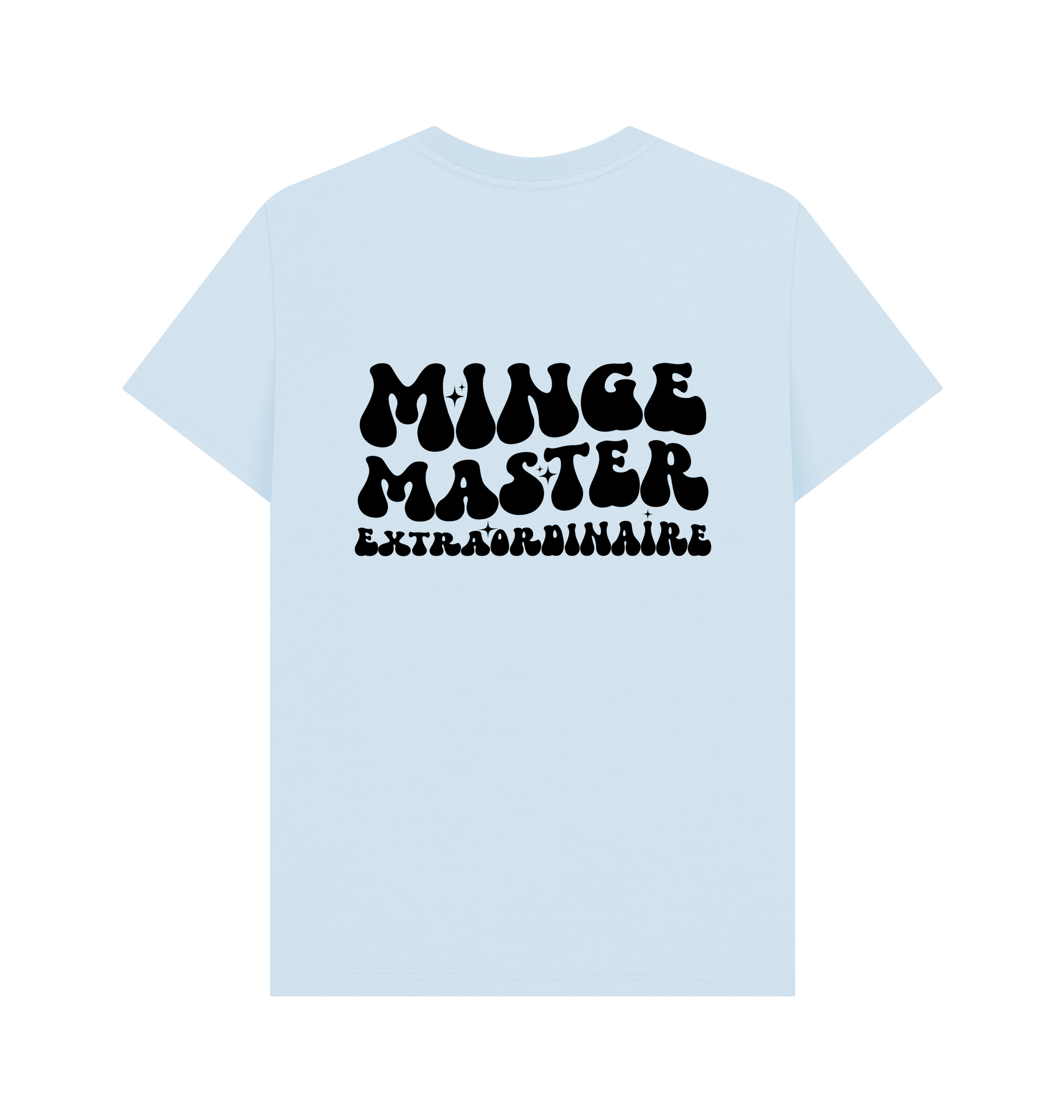 Sky Blue Printed T-shirt Back