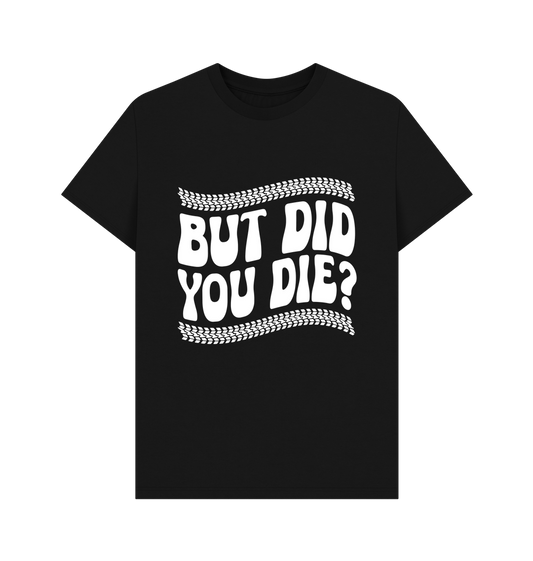 Black Printed T-shirt Front