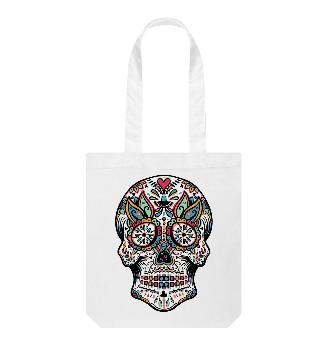 White Printed Bag Front