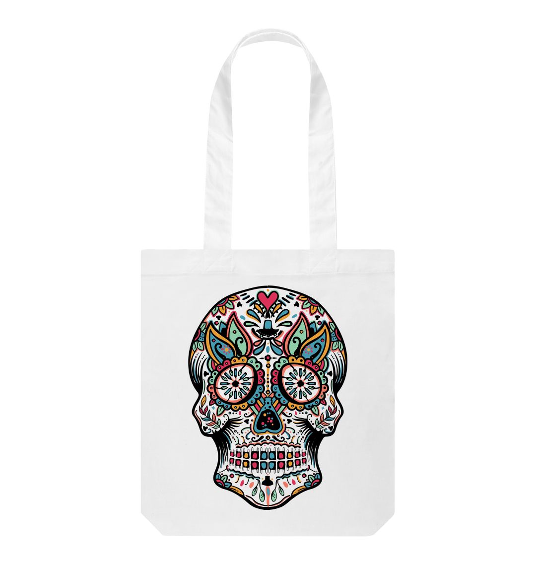 White DIA DE LOS MUERTOS BAG