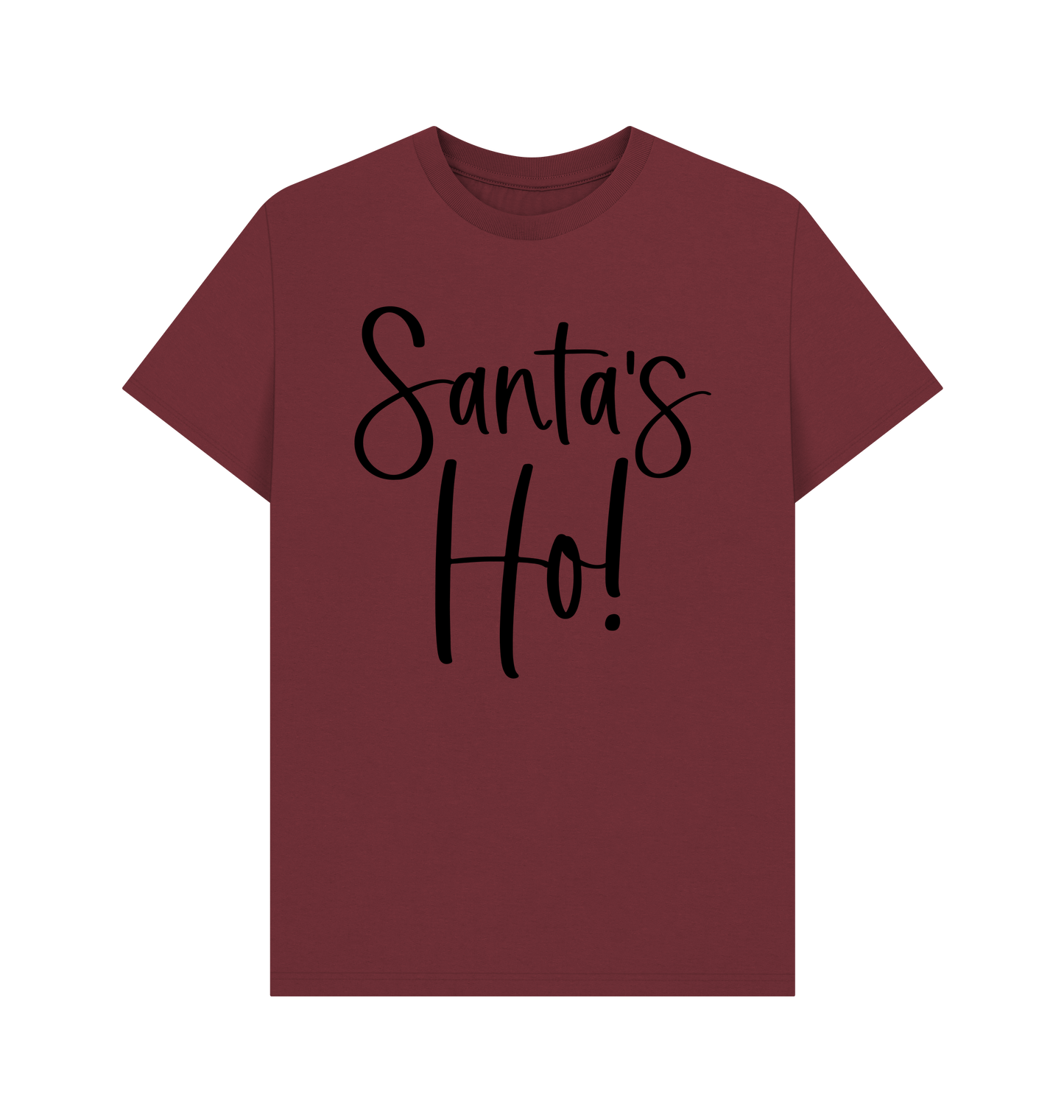 Red Wine Printed T-shirt Front