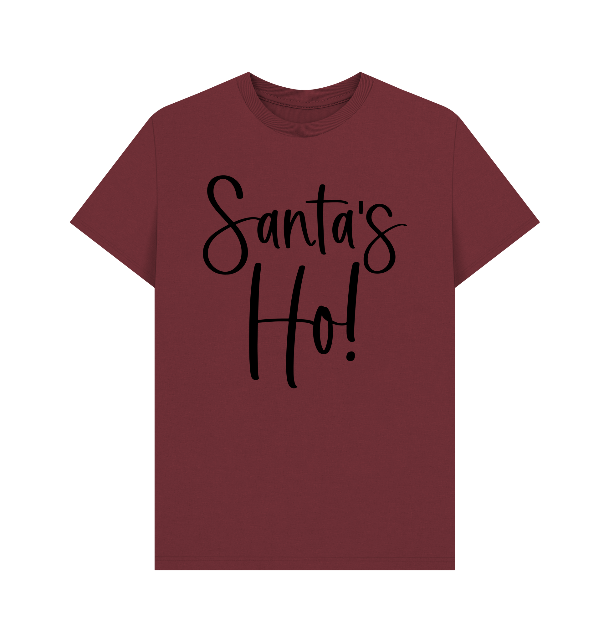 Red Wine Printed T-shirt Front