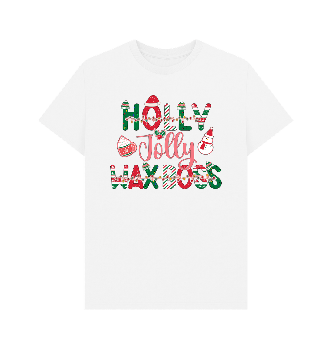 White Printed T-shirt Front