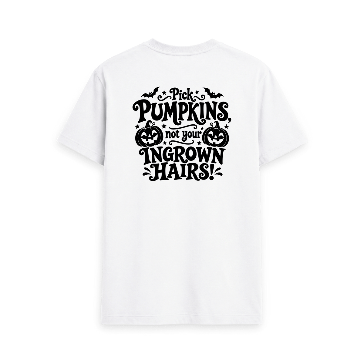 White Printed T-shirt Back
