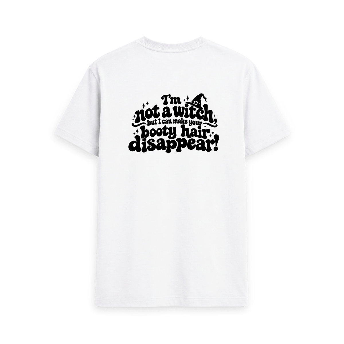 White Printed T-shirt Back